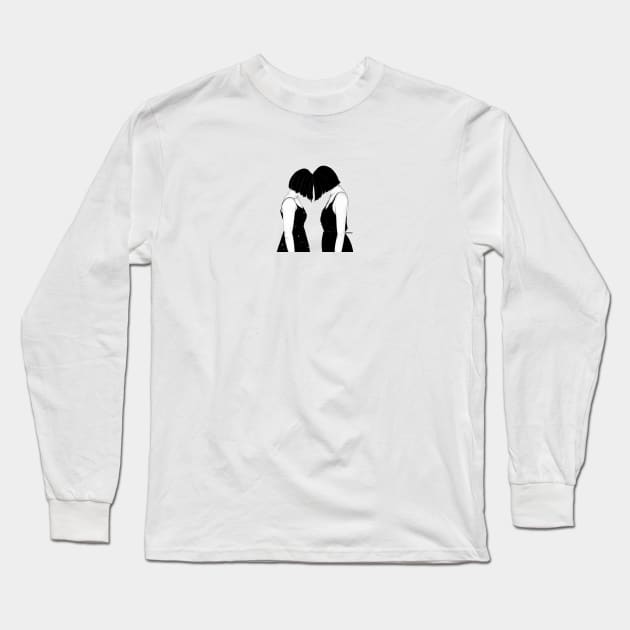 side by side Long Sleeve T-Shirt by MOKO